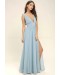 Heavenly Hues Light Blue  Maxi Dress